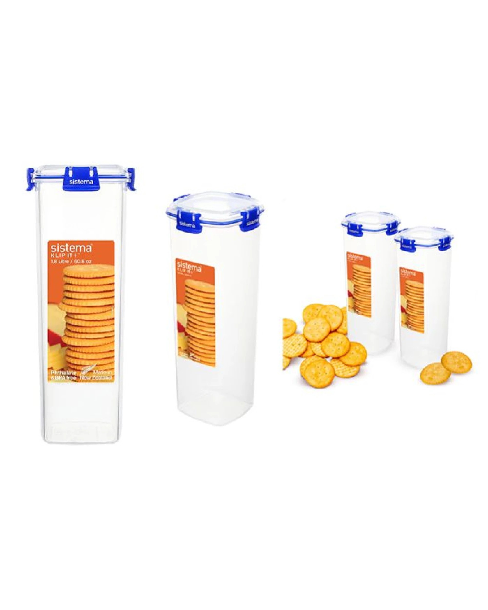 2 Sistema Klip It Plus 1.8L Food Storage Container Made in New Zealand, 2 of 2