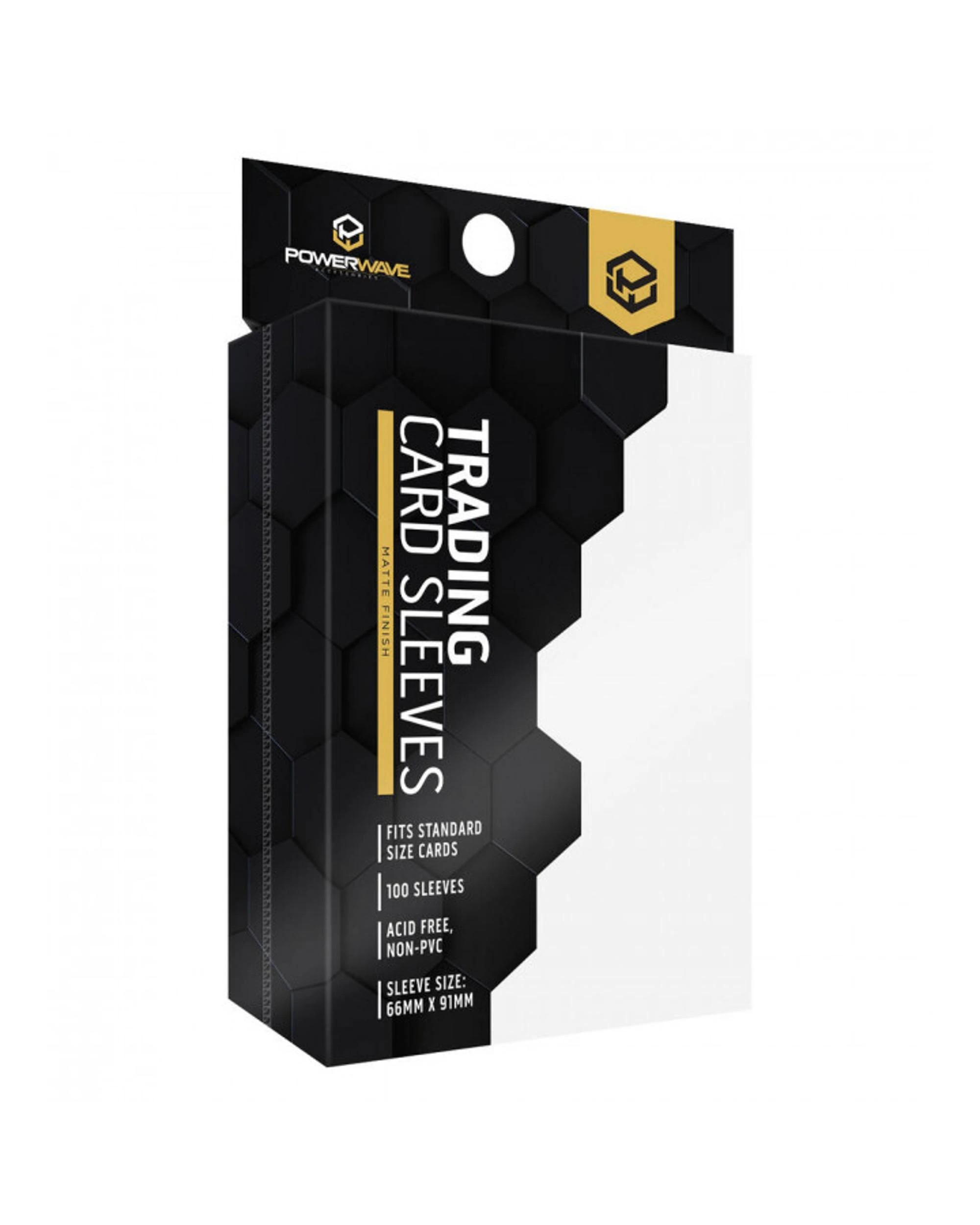 1 Powerwave Matte White Card Sleeves 100 Pack - White, 1 of 1