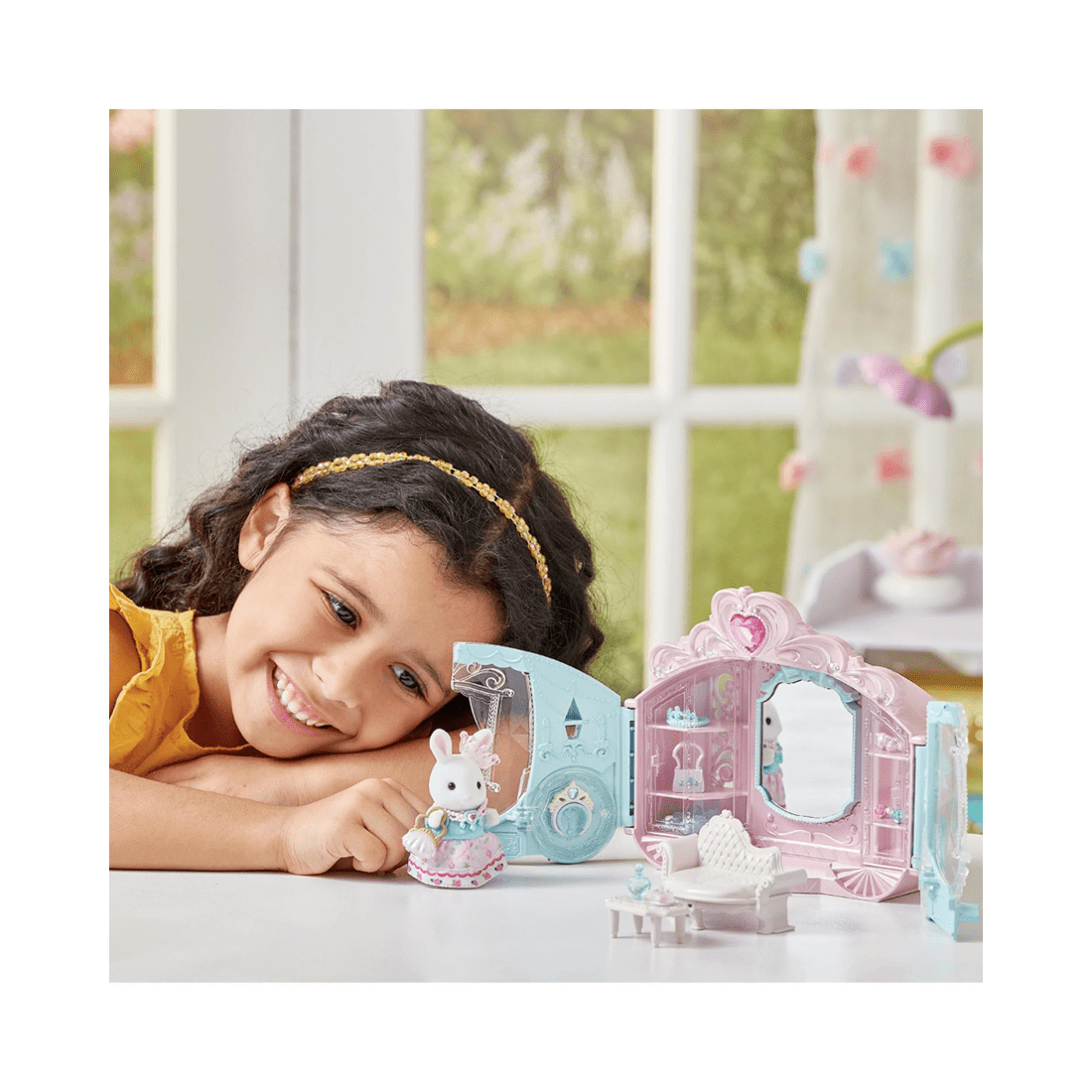 4 Epoch Co Ltd Sylvanian Families Style and Sparkle Dressing Room, 4 of 4