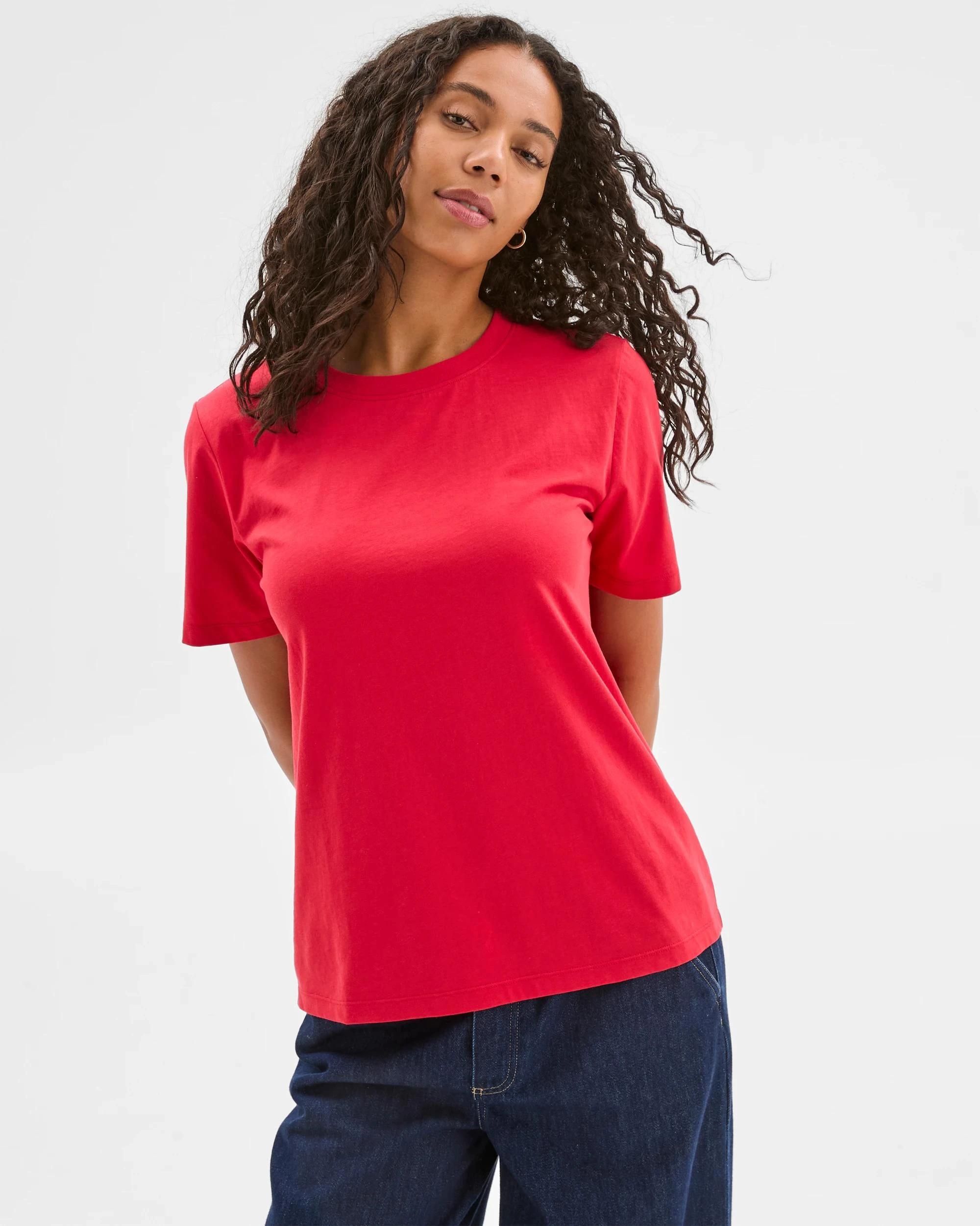 3 Target Australian Cotton Classic T-Shirt SCARLET, 3 of 6