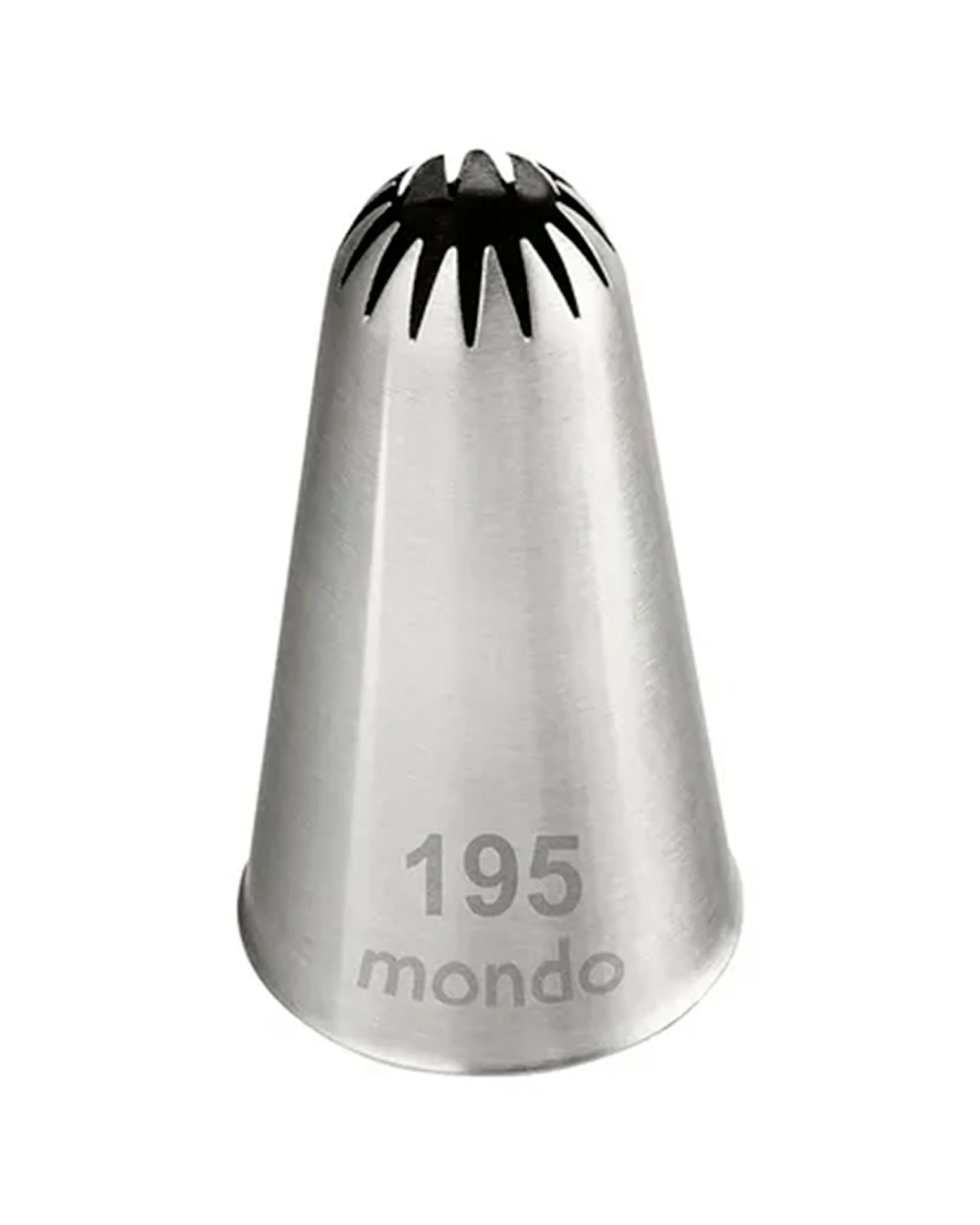 3 Mondo 4pk Stainless Steel Large Drop Flower Piping Tip Durable - Silver, 3 of 3