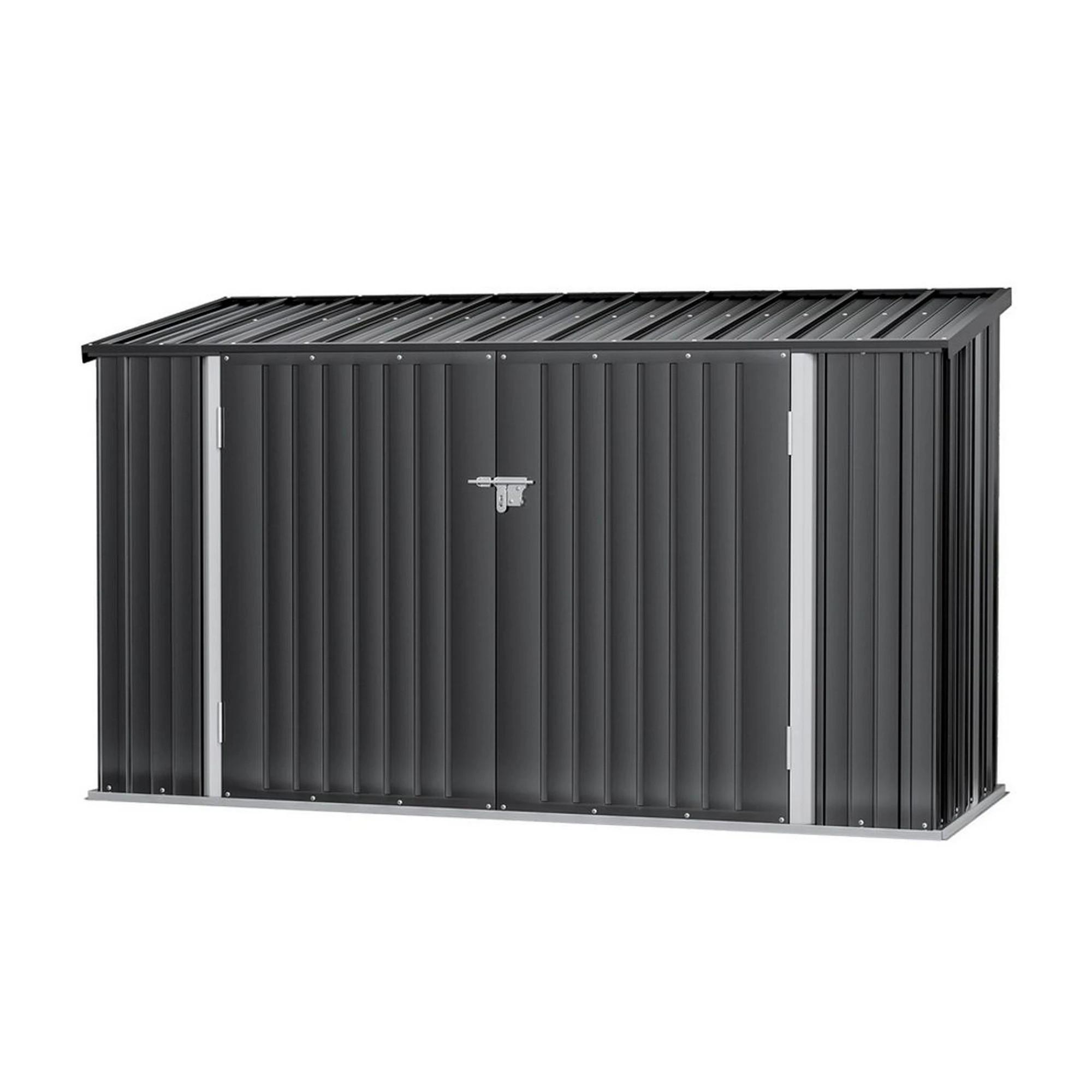 4 Giantz Garden Shed Bike Sheds Outdoor Storage Tool Workshop House Shelter Double Door - Black, 4 of 7