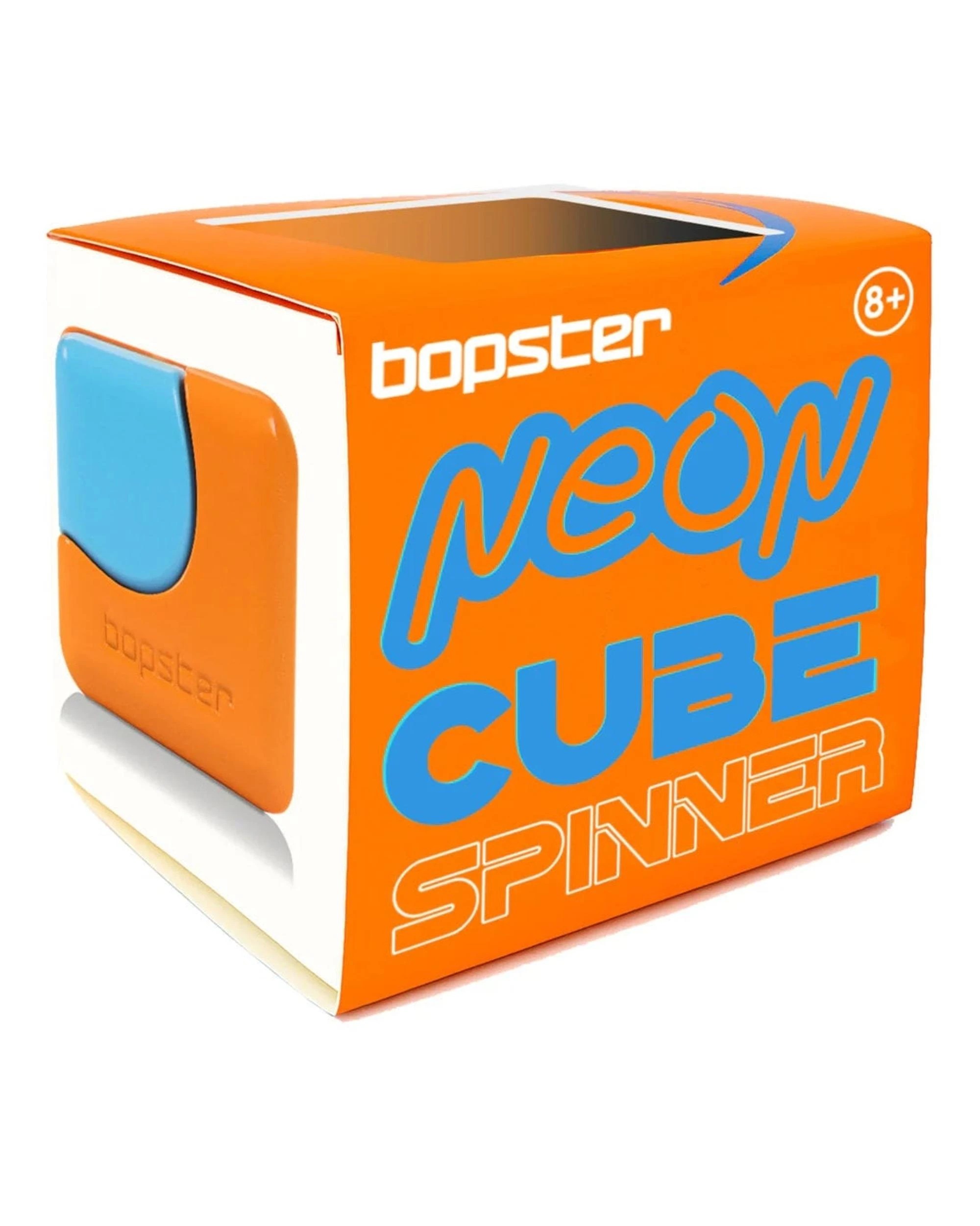 1 Bopster Neon Fidget Cube Spinner - Neon Orange - Orange, 1 of 3