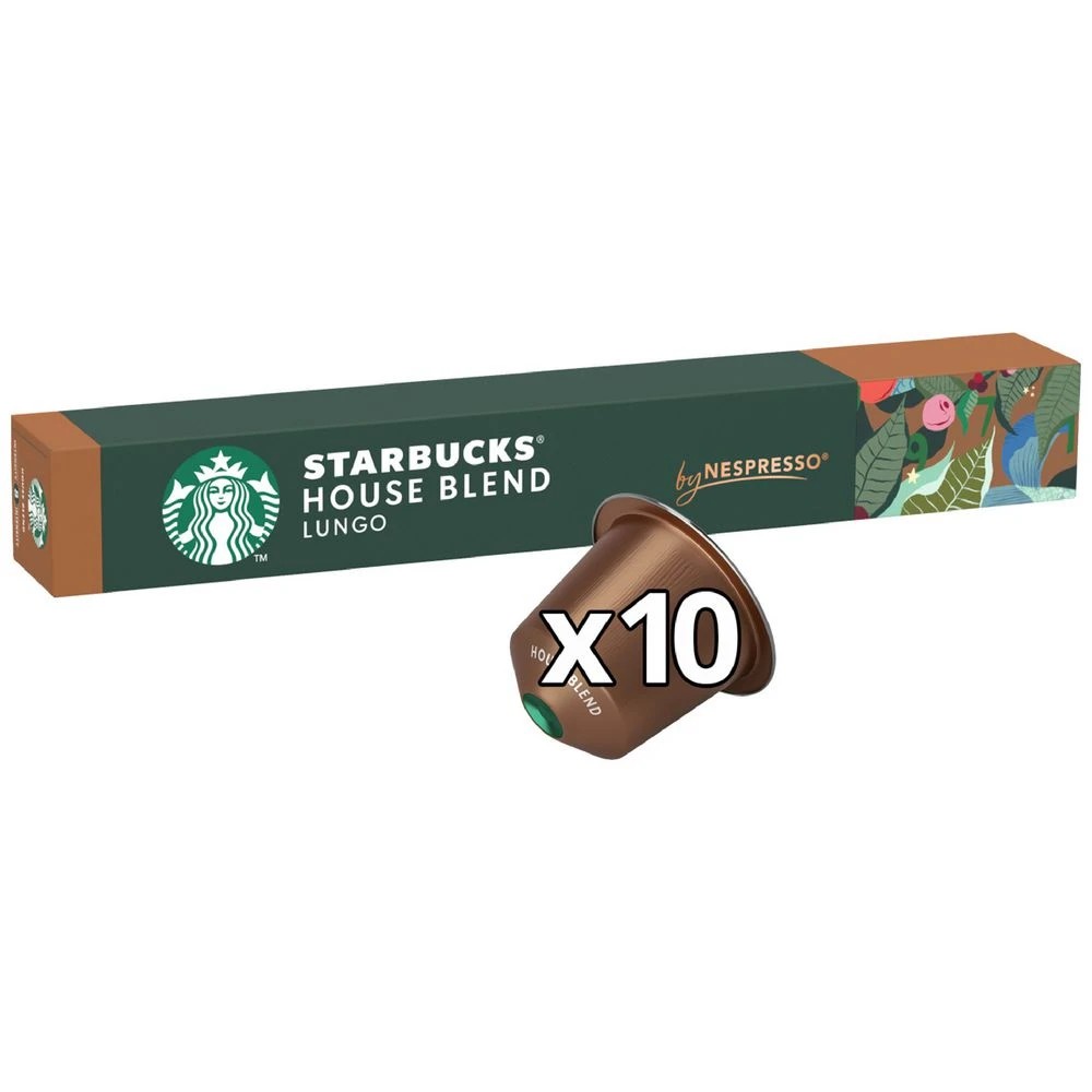 1 Starbucks House Blend Coffee Capsules 10 Pack, 1 of 8