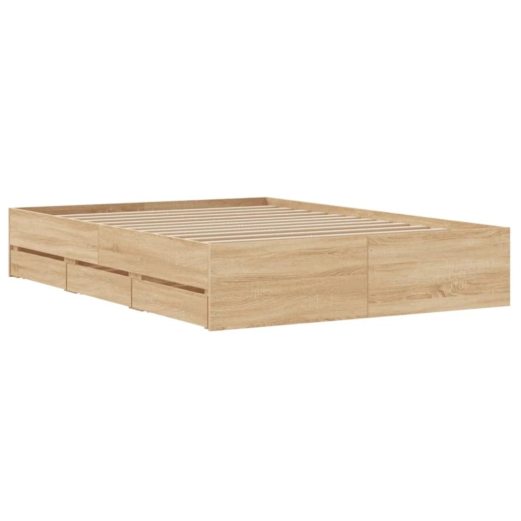 7 Vidaxl Bed - Brown, 7 of 9