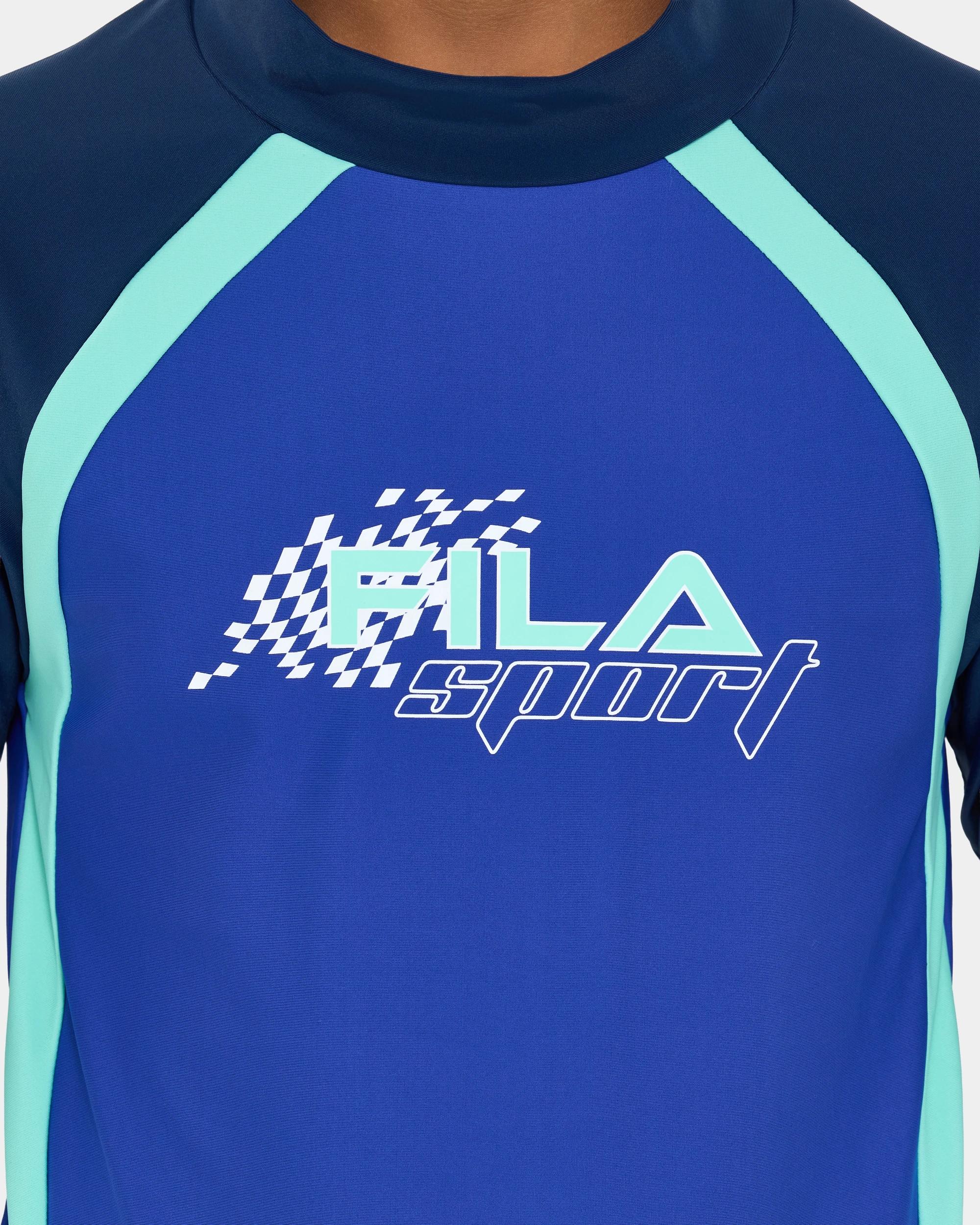 5 Fila Hunter Long Sleeve Rash Vest BLUE, 5 of 6