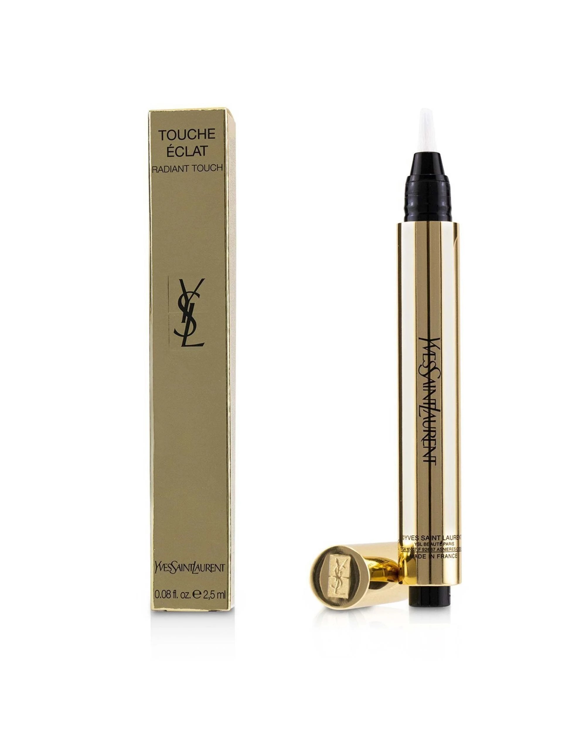 3 Yves Saint Laurent Radiant Touch/ Touche Eclat - #2 Luminous Ivory (Beige) 2.5ml/0.08oz - Beige, 3 of 4