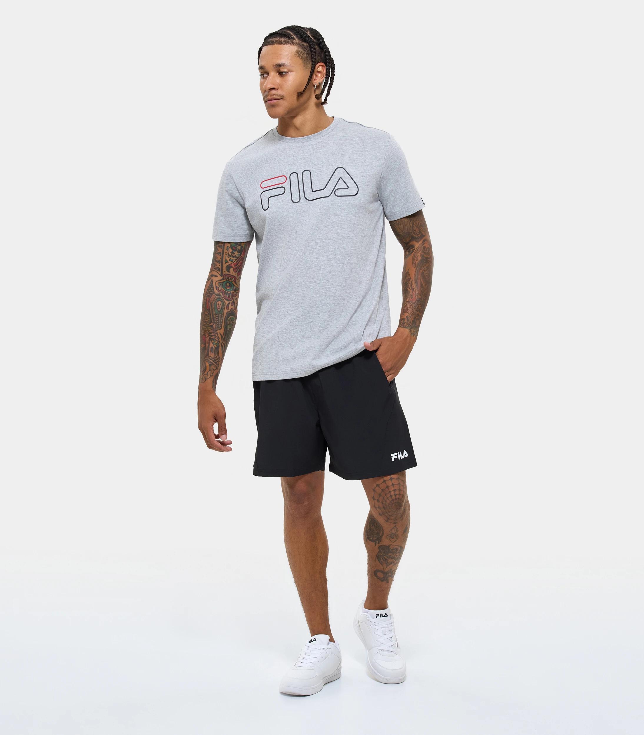 6 Fila Core Logo T-Shirt GREY, 6 of 6