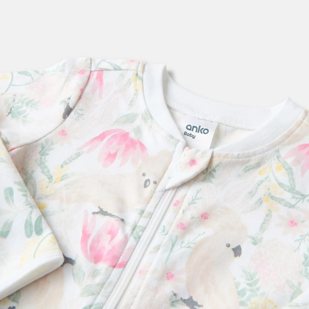 3 Turn Cuff Coverall Aus Floral, 3 of 3