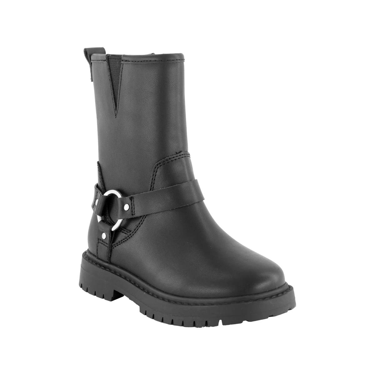 1 Junior Biker Boots Black, 1 of 4