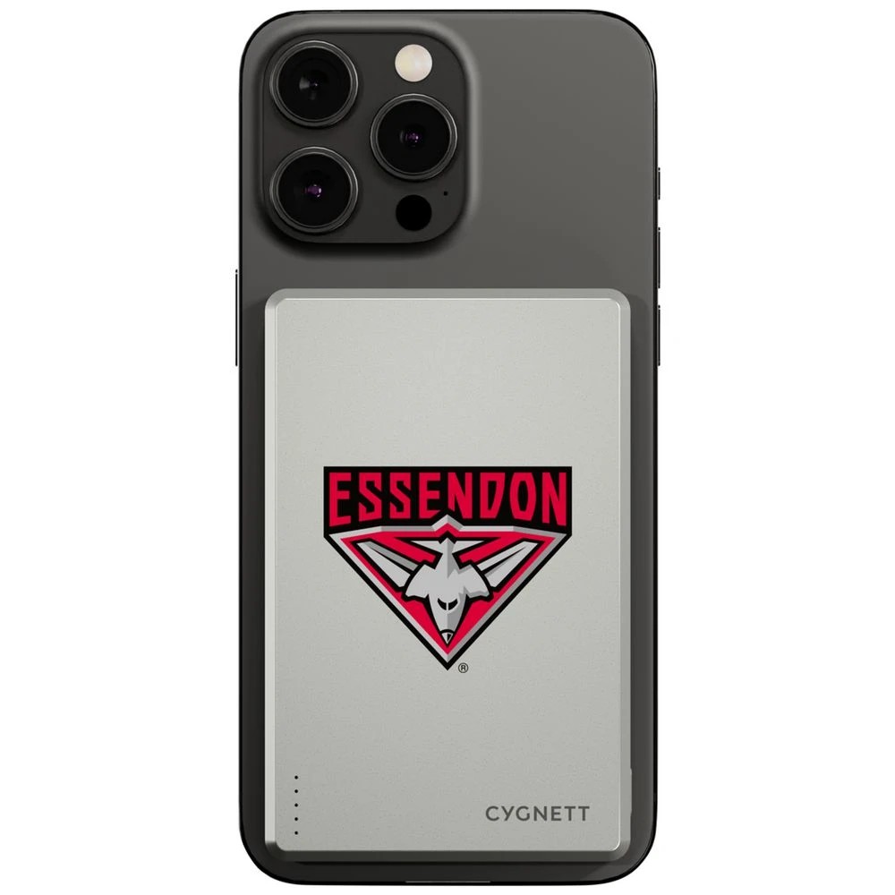 1 Cygnett 5000mAh Magslim Powerbank Essendon Bombers, 1 of 6