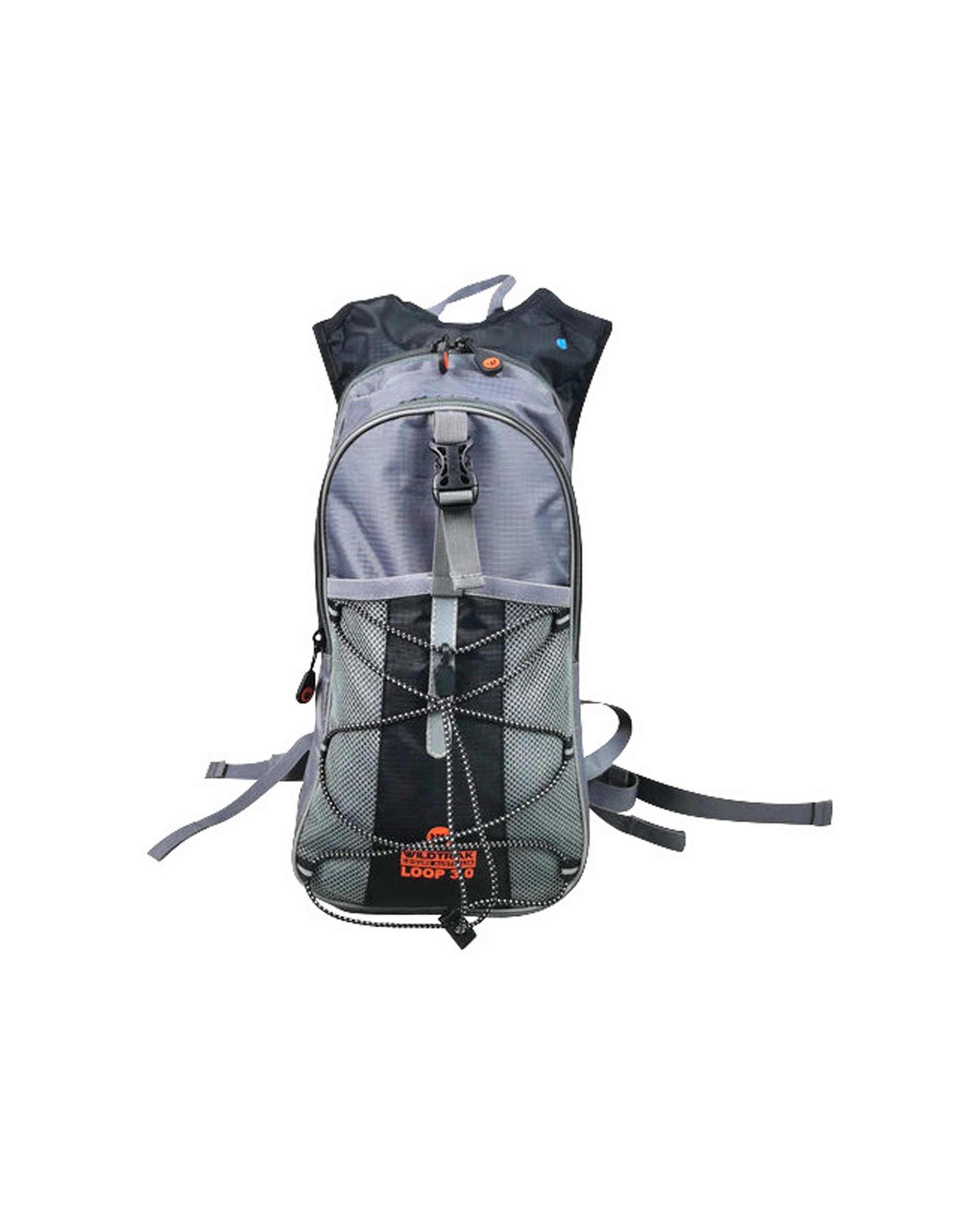 2 Wildtrak 3L Loop Hydration Pack Ripstop Polyester Drink Storage Mesh Pocket - Grey, 2 of 3