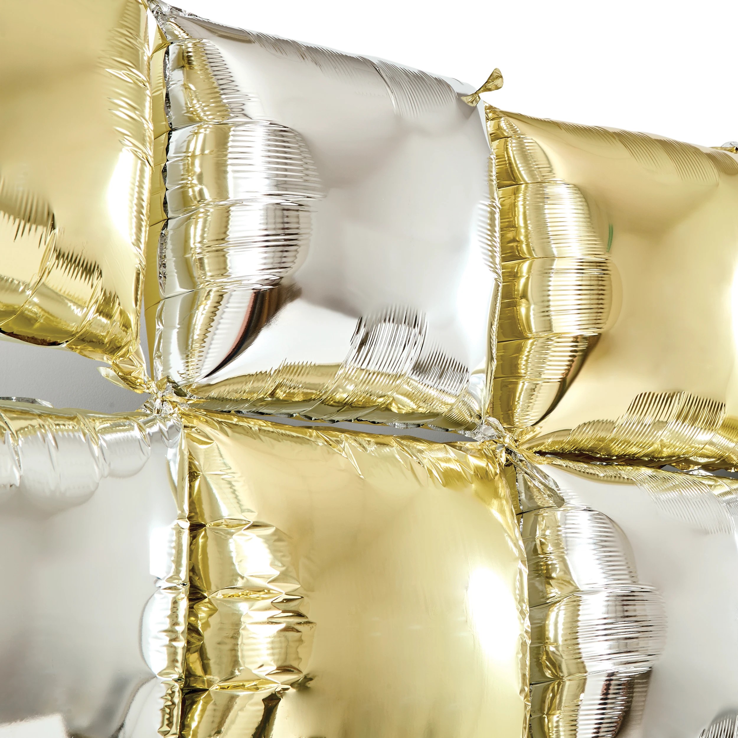 4 36 Piece Gold and Silver Foil Balloon Backdrop, 4 of 5