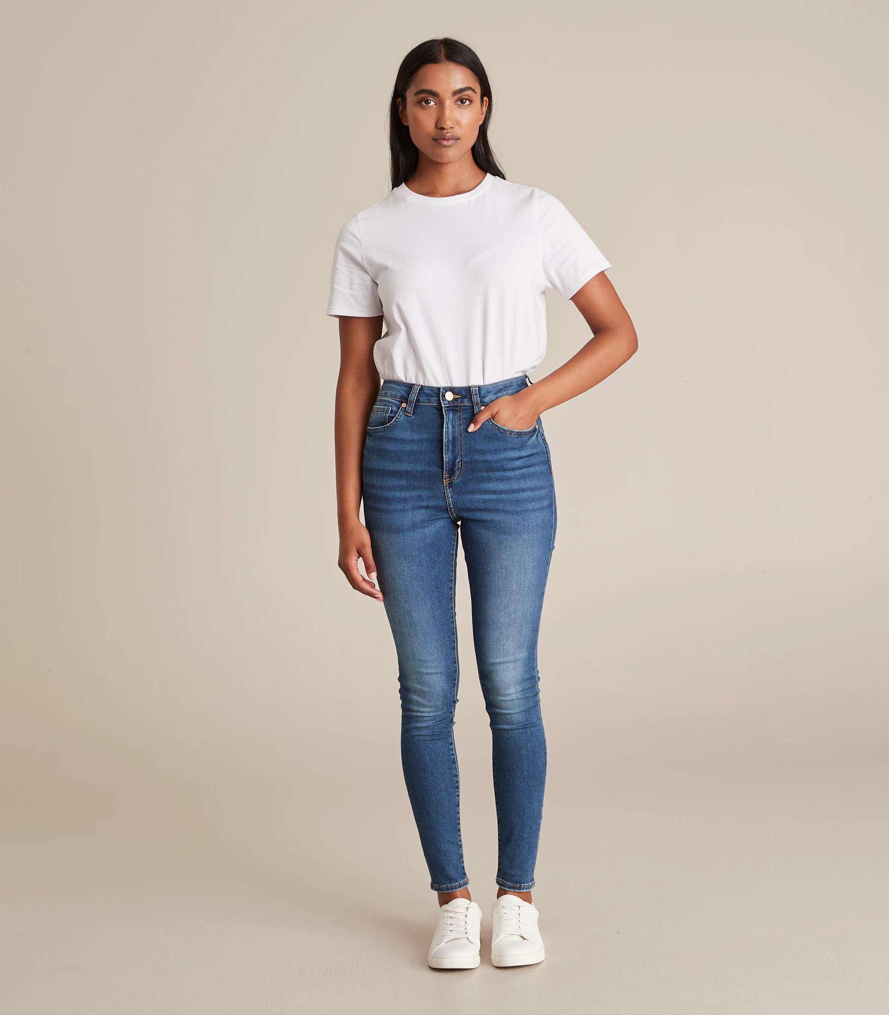 8 Target Sophie Skinny High Rise Full Length Denim Jeans MID WASH, 8 of 10