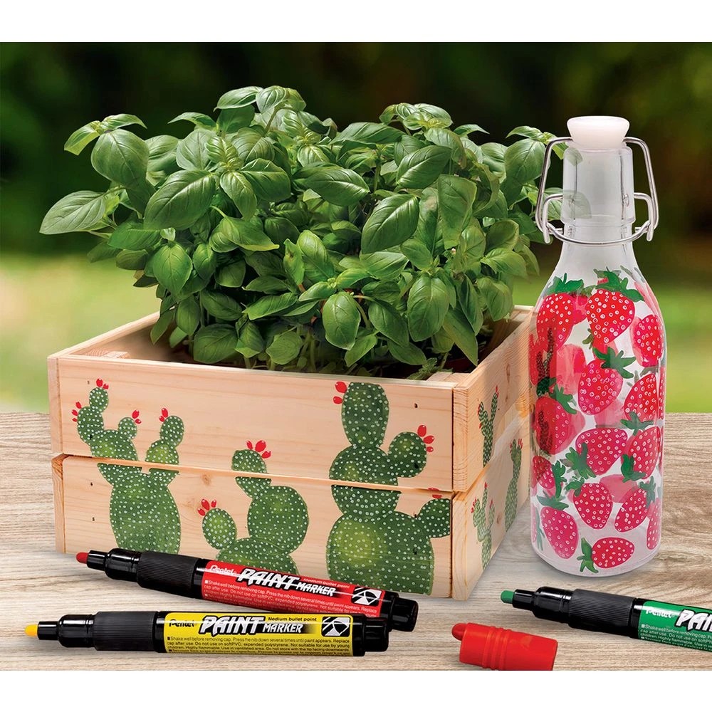 4 Pentel MMP20 Paint Marker Red, 4 of 5