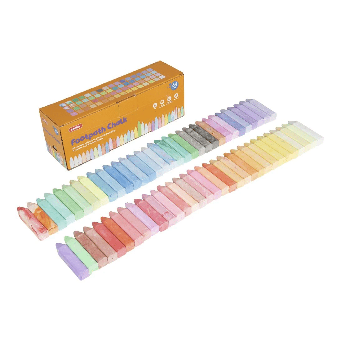 2 Kadink Footpath Chalk 64 Pack, 2 of 6