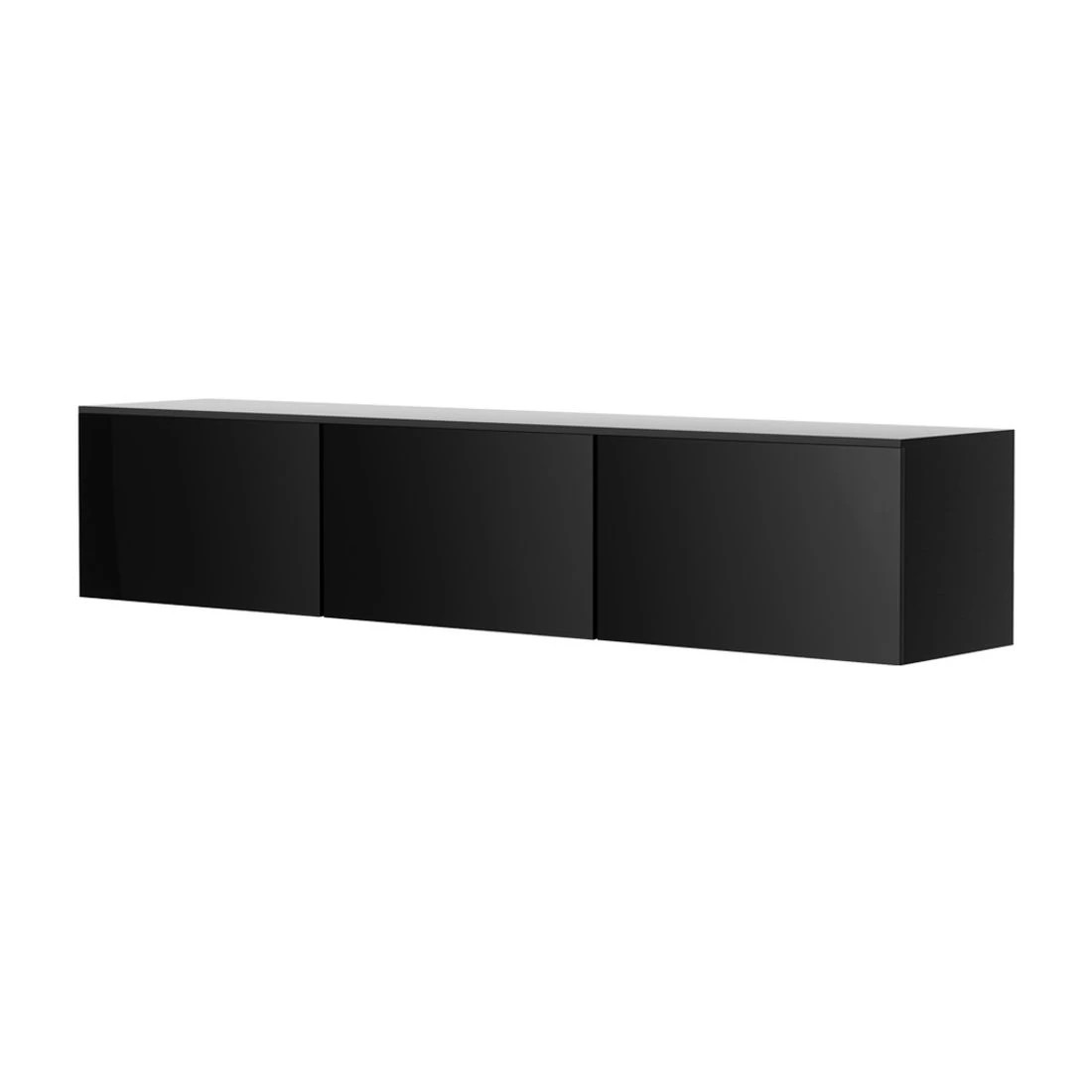 1 Artiss Floating Entertainment Unit TV Cabinet High200CM - Black, 1 of 7