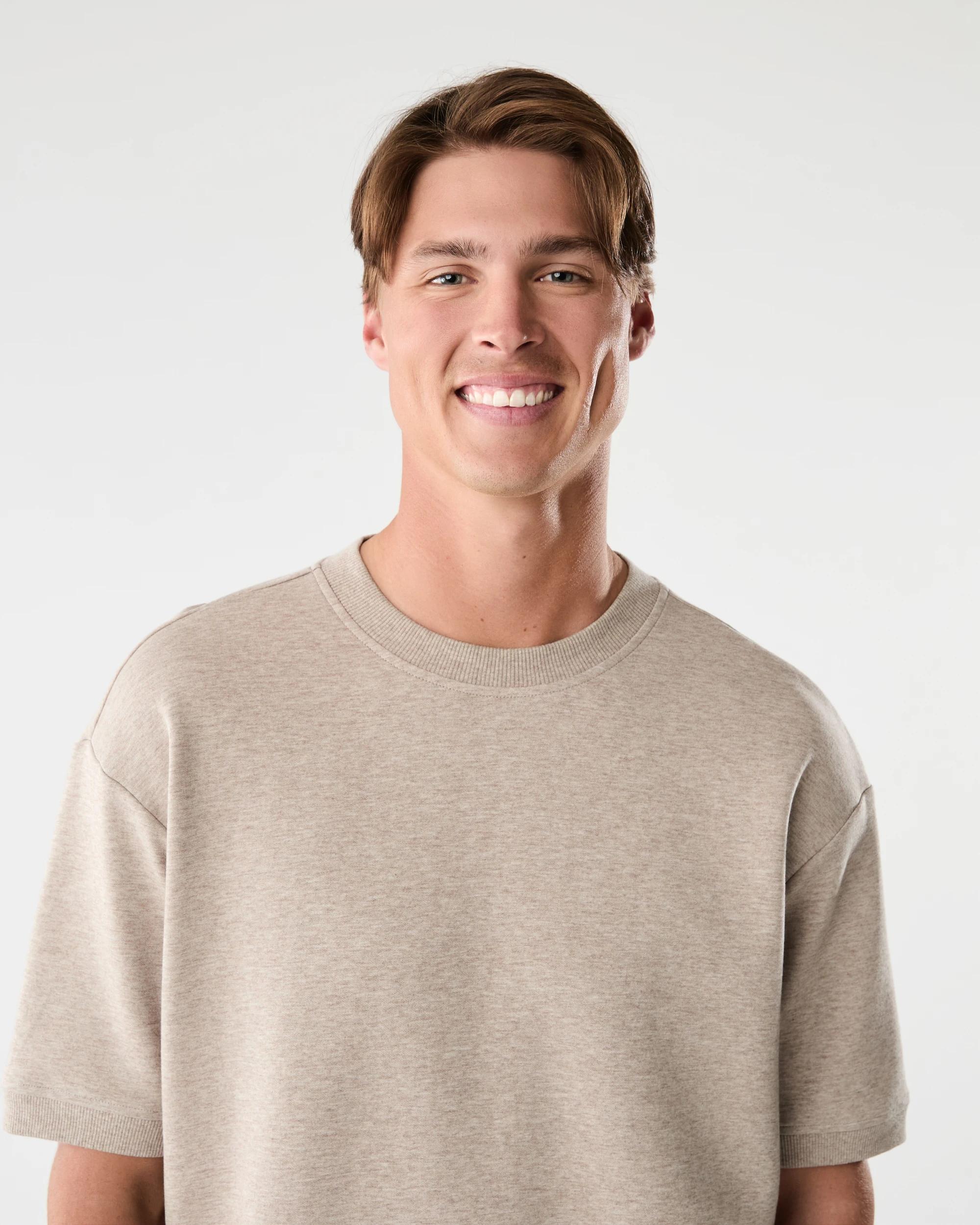 4 Oversized Interlock T-shirt Brn Marle, 4 of 6