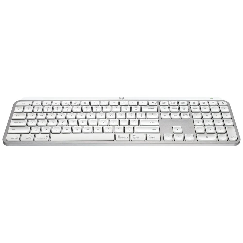 2 Logitech MX Keys S for Mac Wireless Keyboard Pale Grey, 2 of 6
