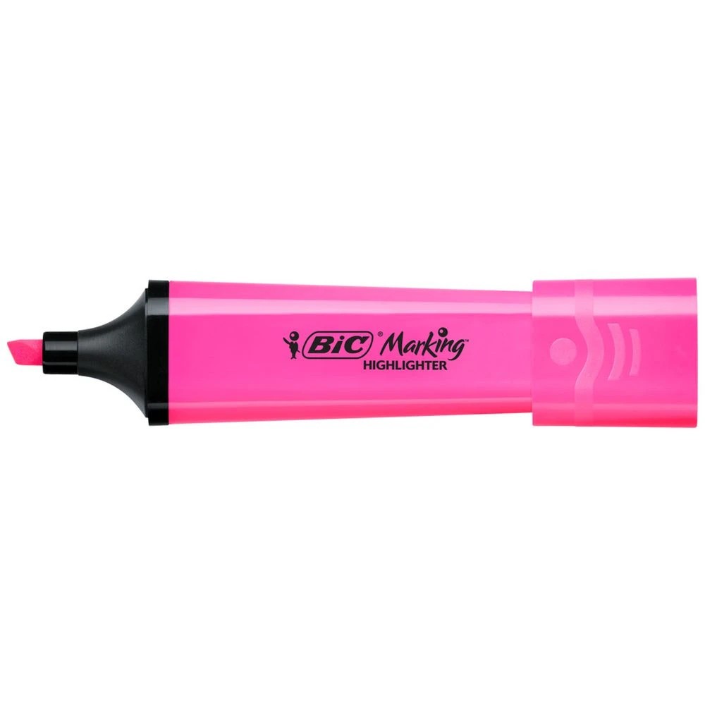 2 Bic Tank Marking Highlighter Pink, 2 of 4
