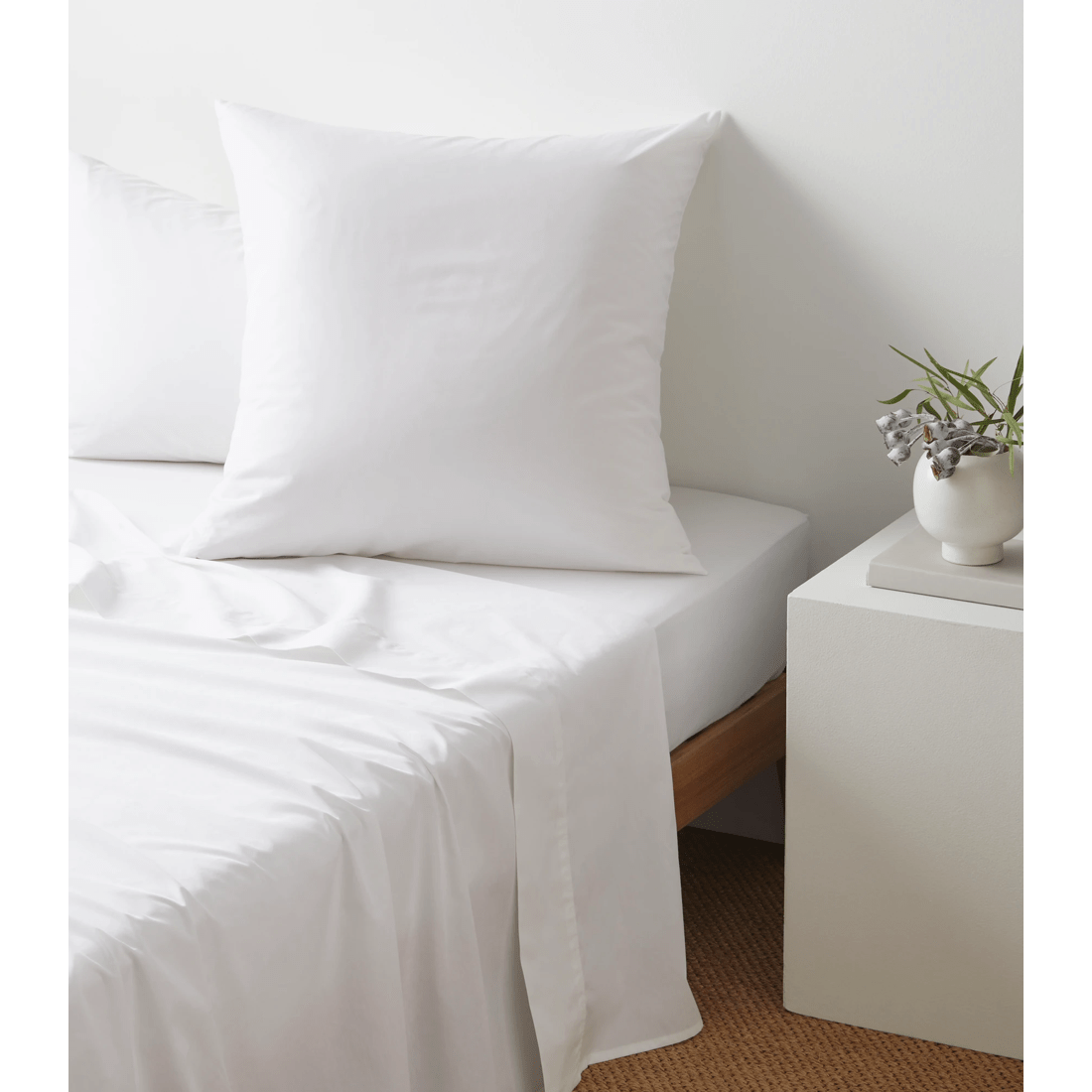 1 Target Australian Cotton 250 Thread Count European Pillowcases 2 Pack
 - Queen Bed
 - White, 1 of 2