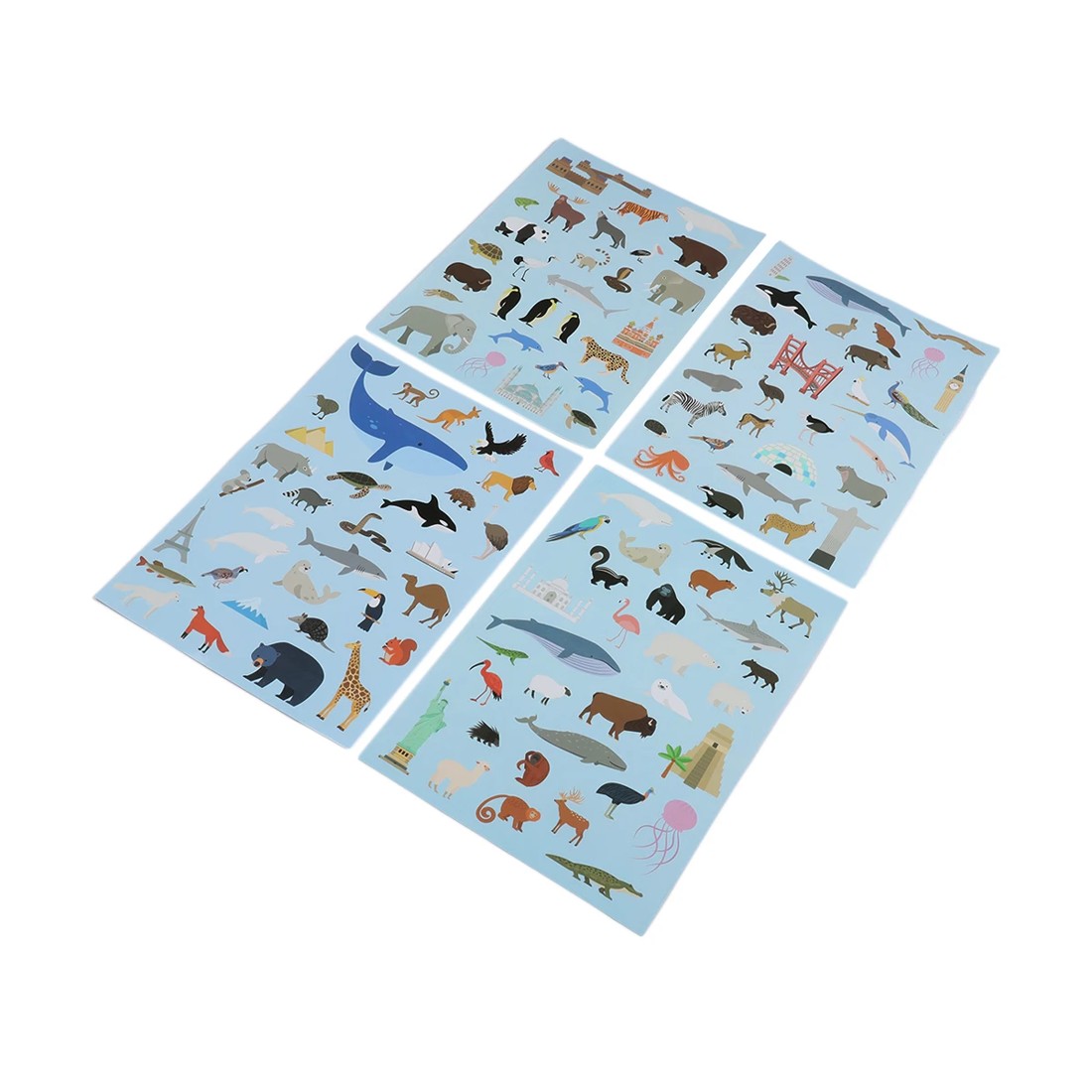 4 Learn About The World Map Giant Educational Poster and Stickers, 4 of 5