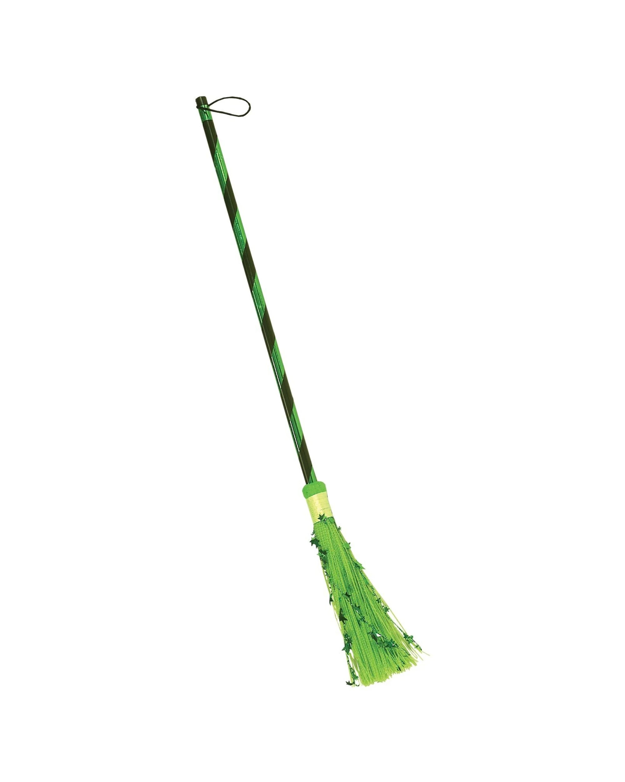 1 Rubies Witch Broom Metallic Halloween Costume Accessory - Green, 1 of 1