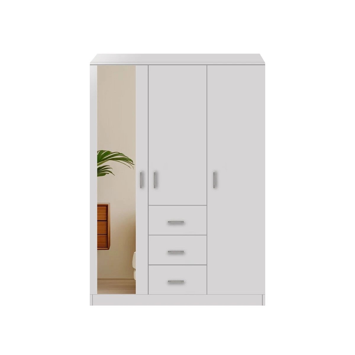 8 Ausway Wardrobe Cabinet Dresser Clothes Storage Organiser Armoire, 8 of 9