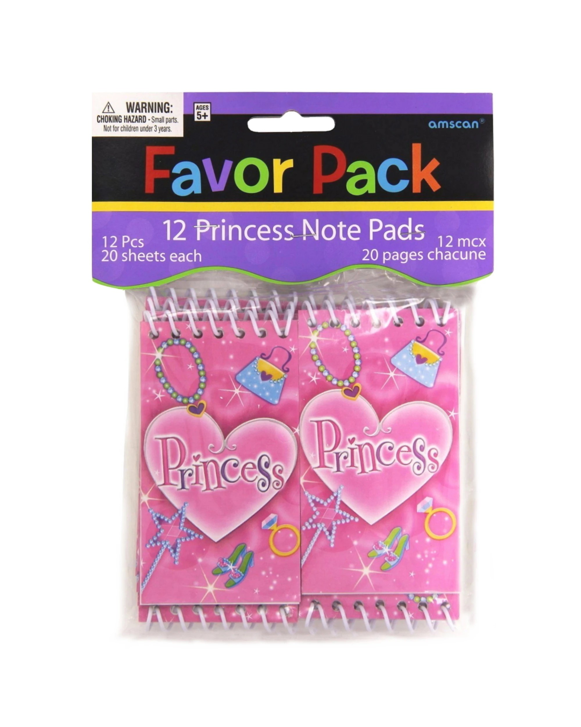 2 Amscan Inc. Princess Notepads Pack of 12, 2 of 2