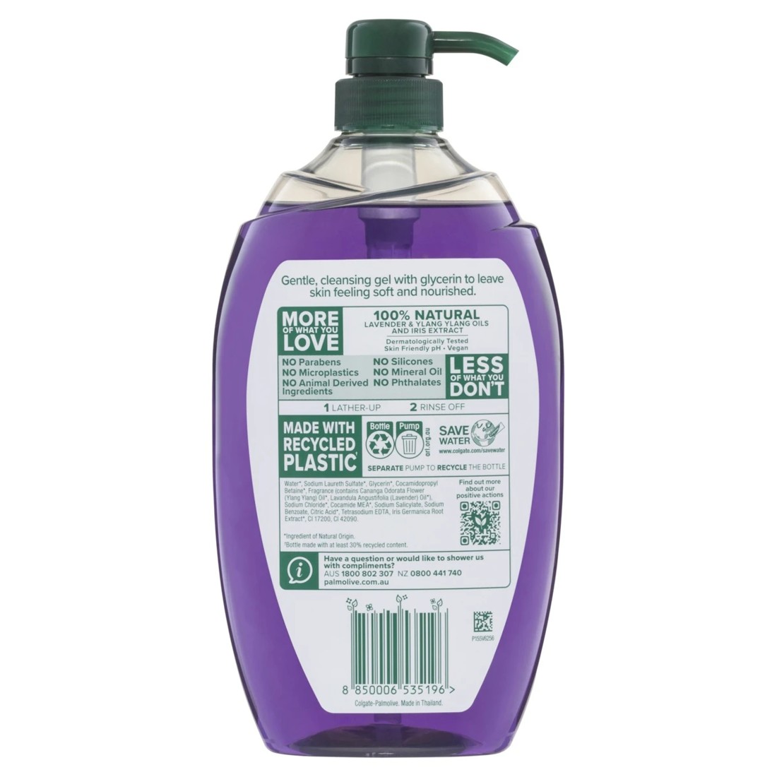 2 Palmolive Naturals Anti-Stress Body Wash 1L - Ylang Yang, 2 of 8