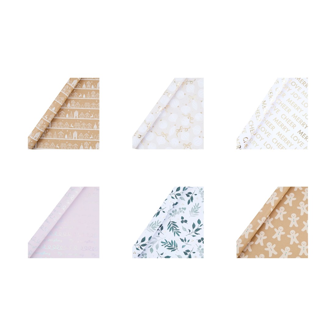 1 4m 70cm Christmas Kraft Gift Wrap - Assorted, 1 of 5
