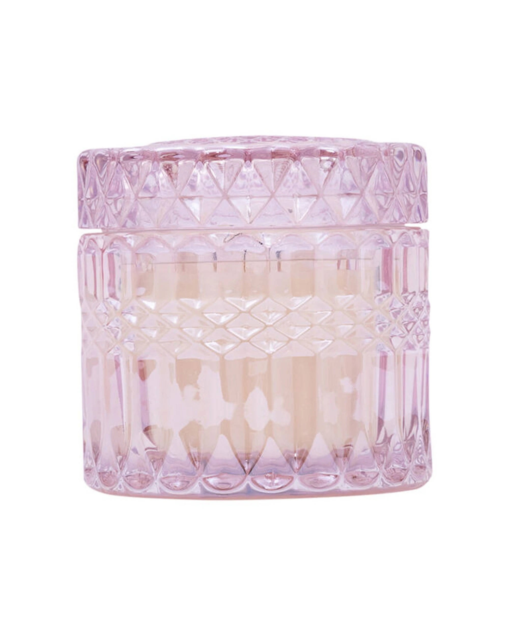 3 The Soi Co 2PK Champagne Lily Petite Shimmer Scented Soy Candle Home Fragrance Set 8oz - Pink, 3 of 5