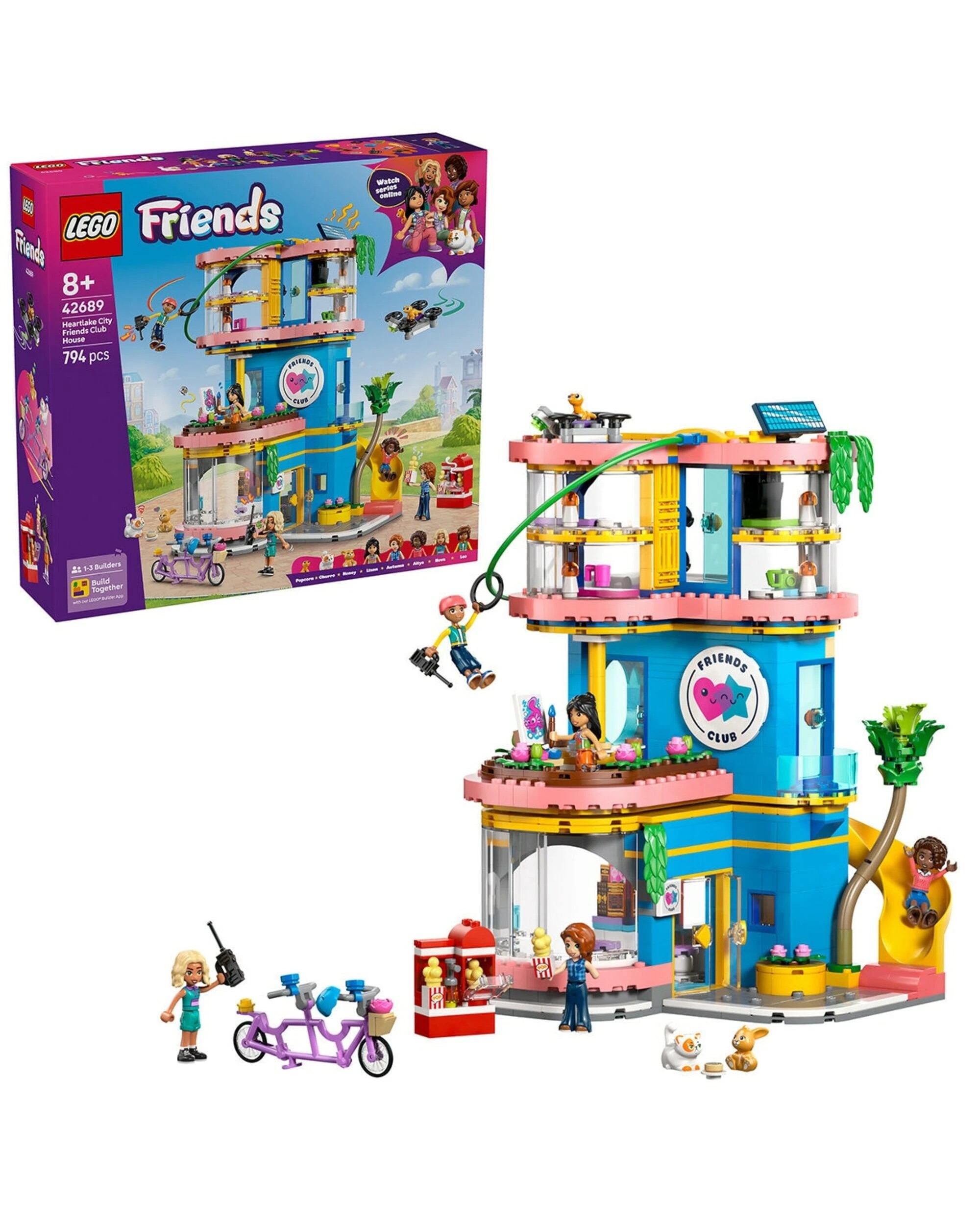 1 LEGO Friends Heartlake City Club House 42689 794-Piece Set, 1 of 10