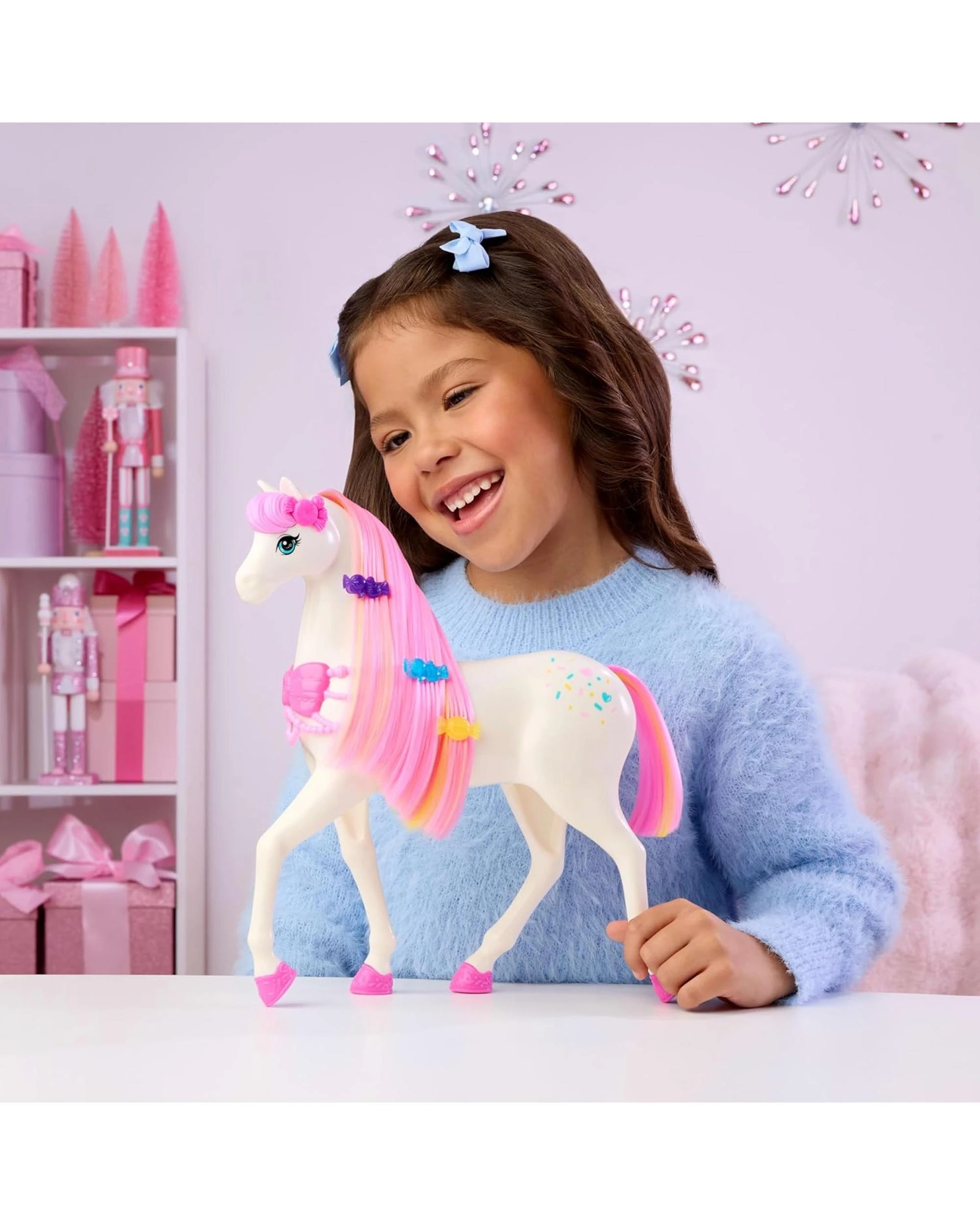 6 Barbie in the Nutcracker Land of Sweets Horse Doll, 6 of 6