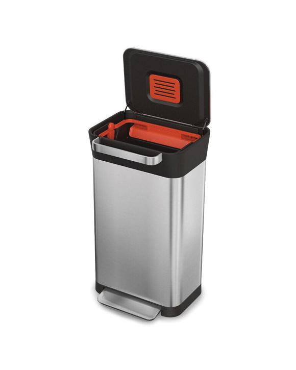 Joseph Joseph Titan Trash Compactor 30L Bin Stainless Steel 30030