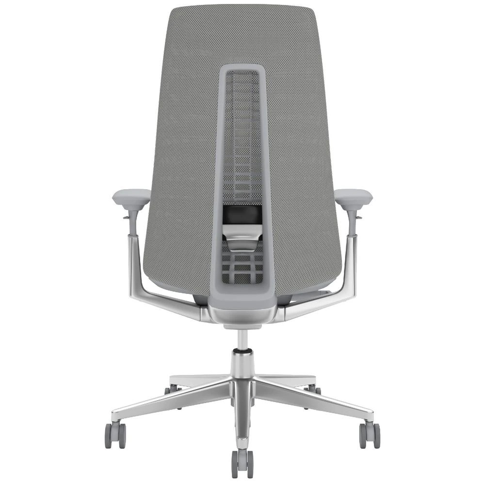 4 Haworth Fern Ergonomic Chair 4D Arms Adjustable Lumbar Grey Ergonomic Chairs and Desk Chairs, 4 of 5