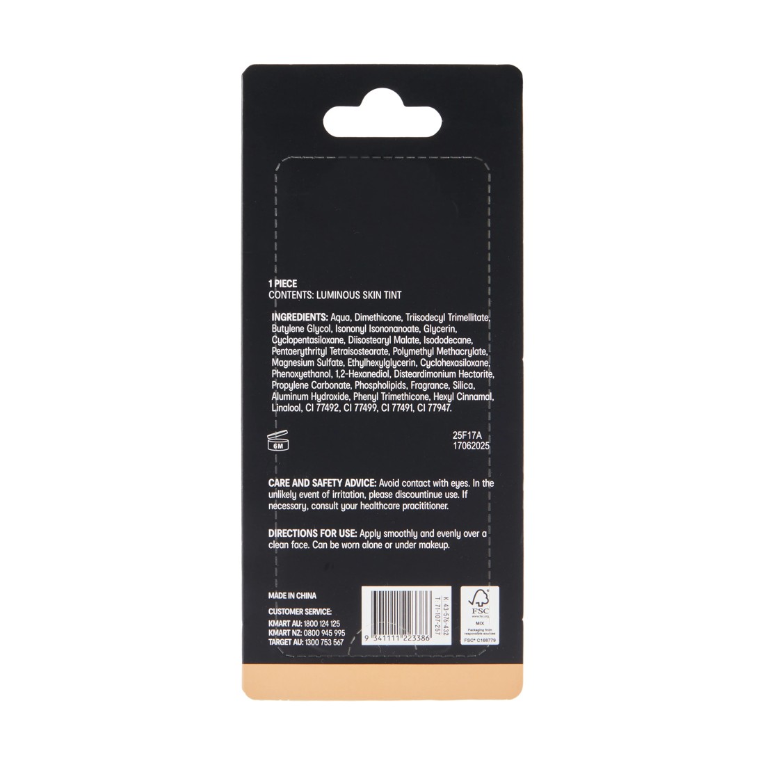 5 OXX Cosmetics Luminous Skin Tint 30ml - Natural, 5 of 5