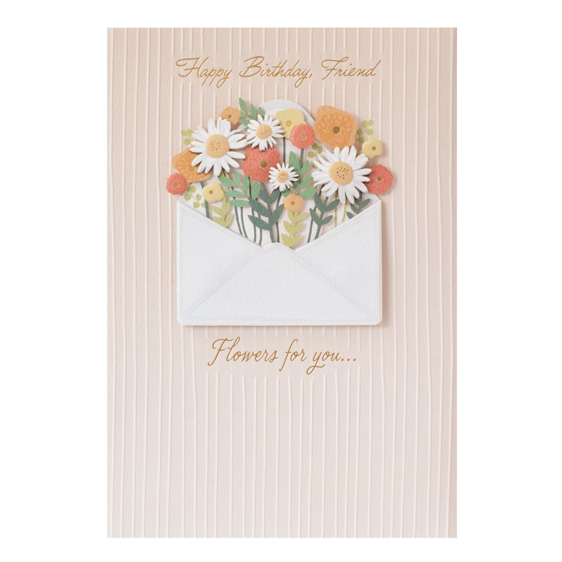 3 Hallmark Signature Birthday Card - Floral Wreath, 3 of 3