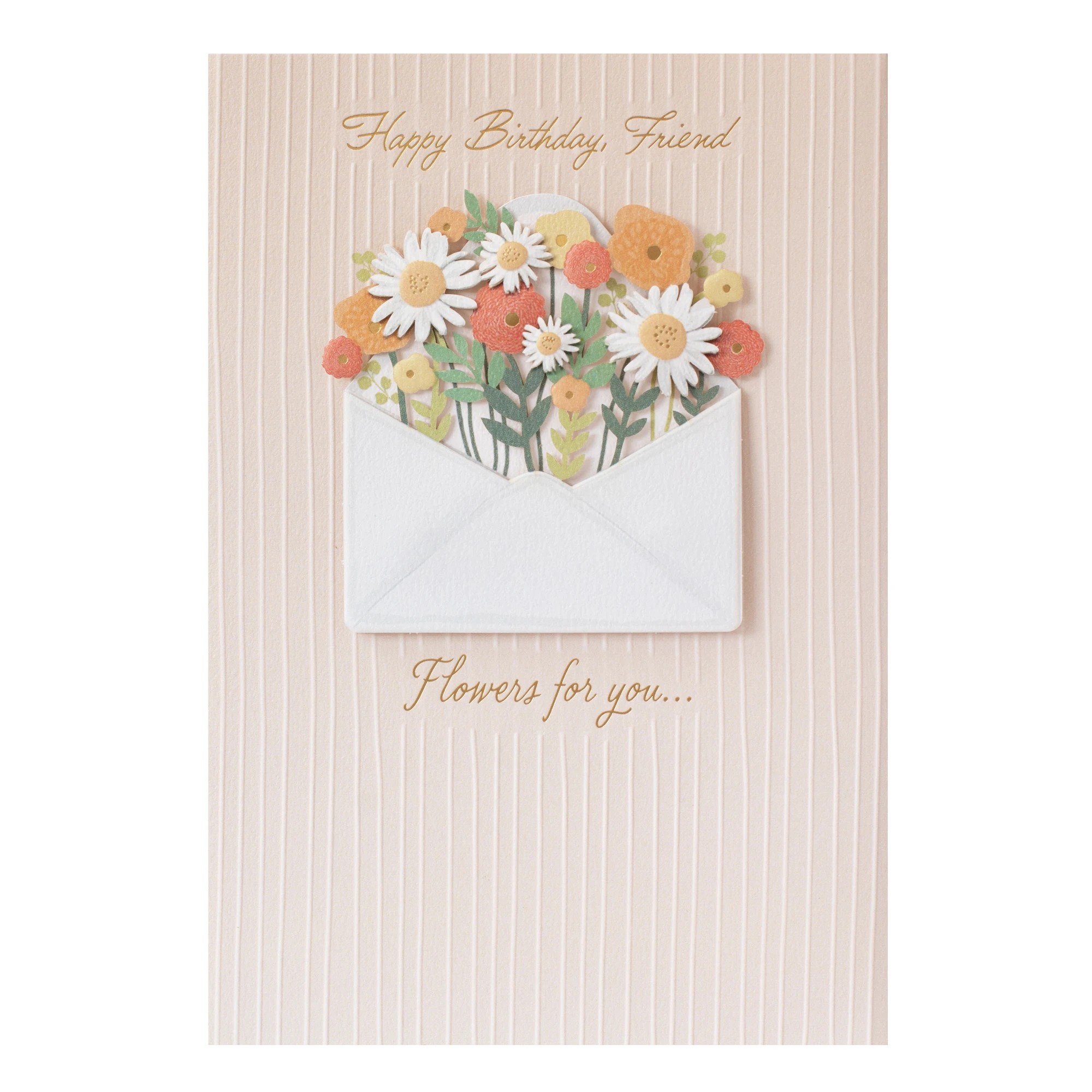 3 Hallmark Signature Birthday Card - Floral Wreath, 3 of 3