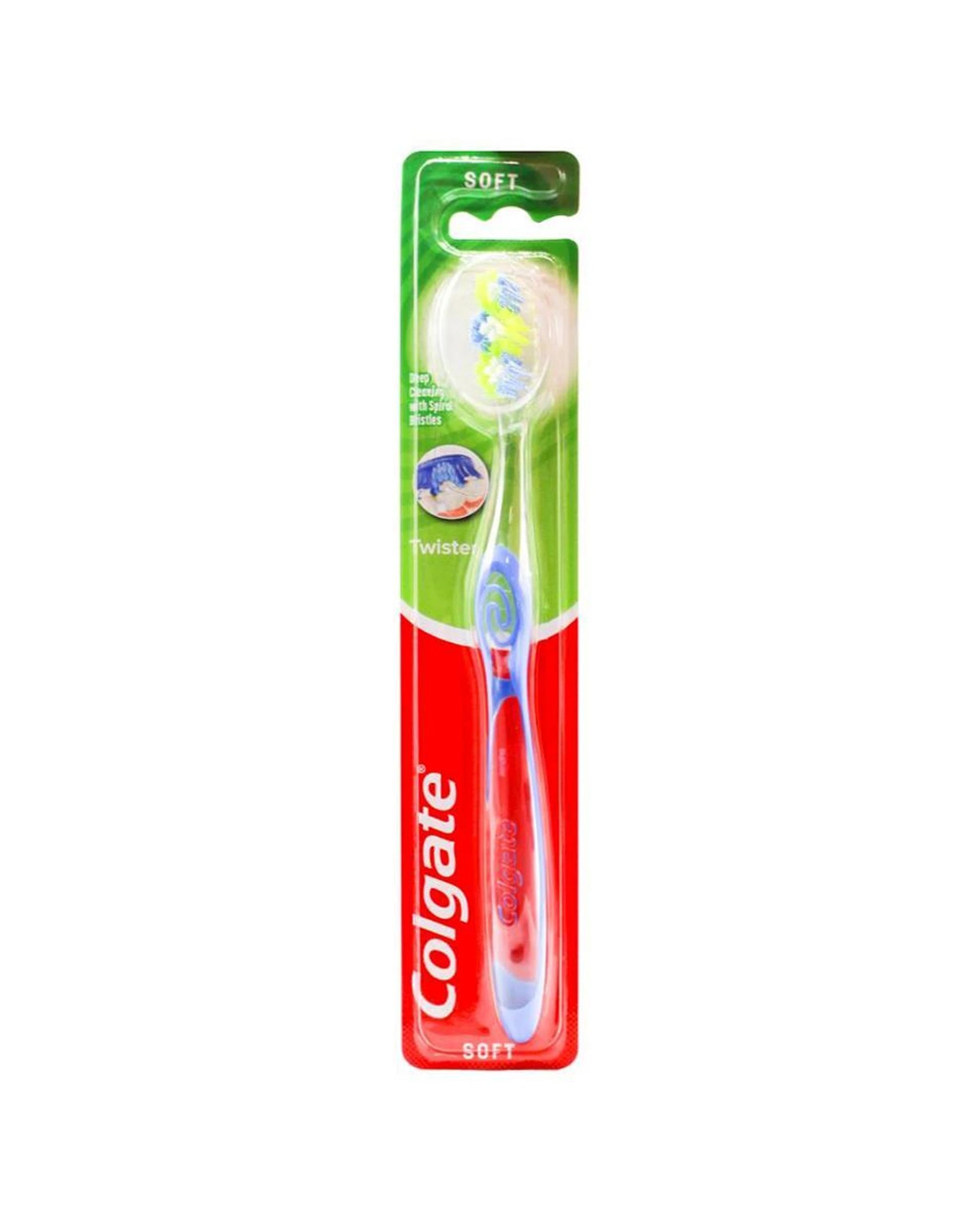2 Colgate 16PK Toothbrush Deep Cleaning Twister Soft Bristles Dental Care - Multi, 2 of 3