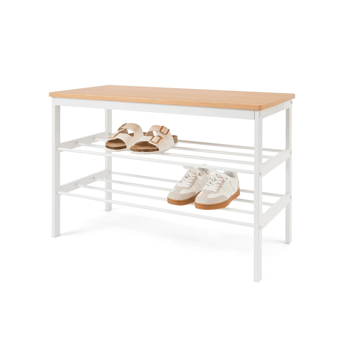 1 Leon 2 Tier Shoe Bench, 1 of 7