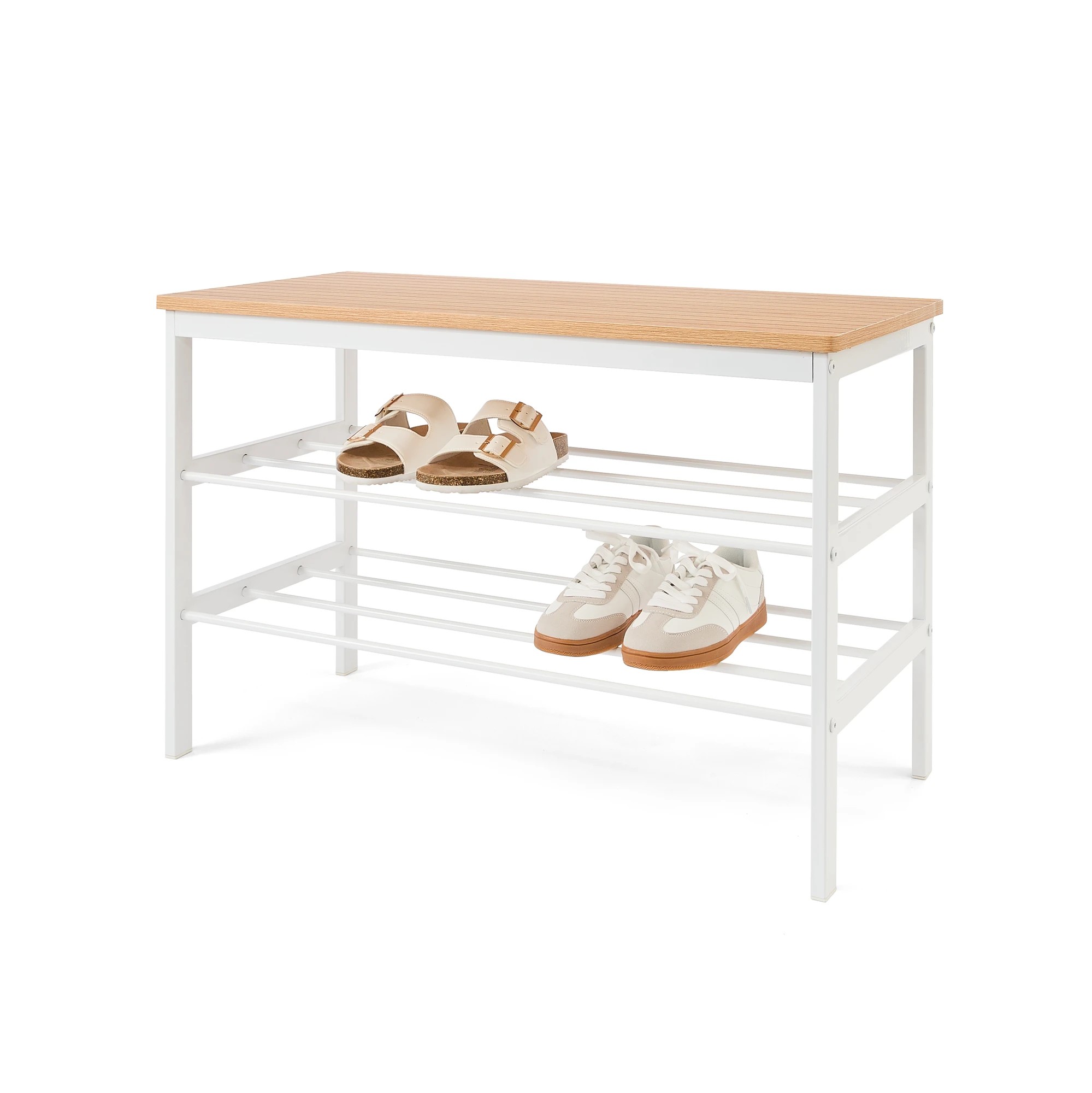 1 Leon 2 Tier Shoe Bench, 1 of 7