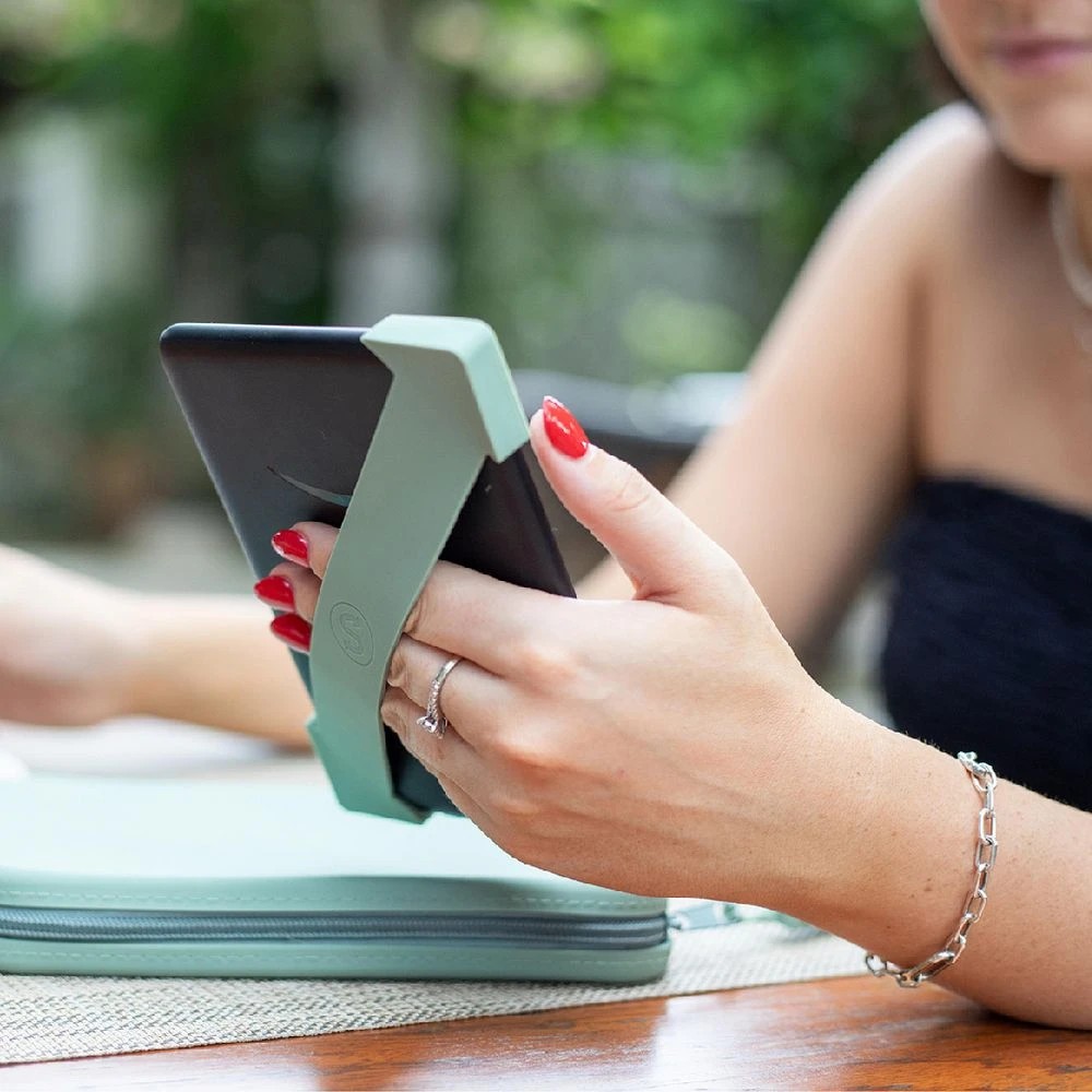 3 Strapsicle Silicone Straps for Kindle Large Sage Green 2 Pack, 3 of 9