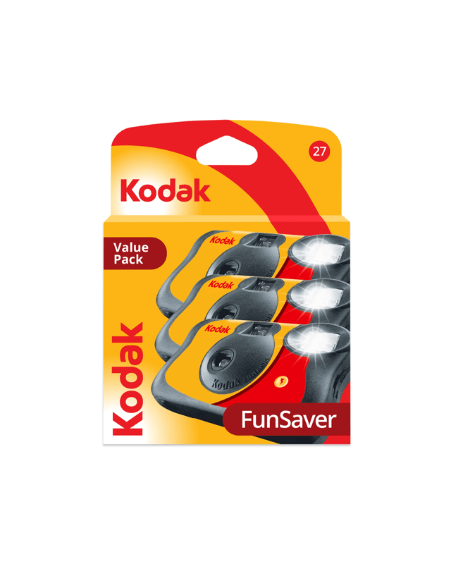3 Pack Kodak Fun Saver Single Use Cam