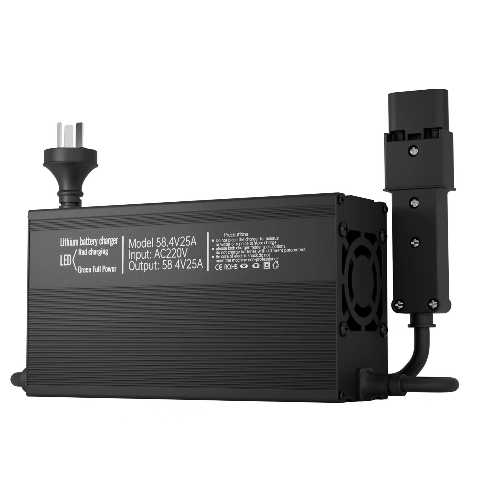 1 48V 25A Golf Cart Lithium Battery Charger 1500W Fast Charge Club Car EZGO Yamaha, 1 of 10
