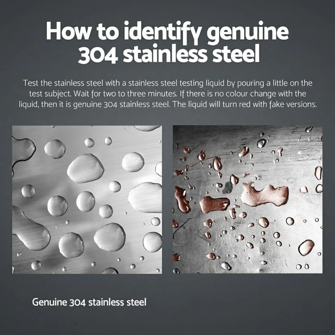 2 Cefito Stainless Steel Sink Bench Kitchen Work Benches Bowl Wheels 304 - Multi, 2 of 4