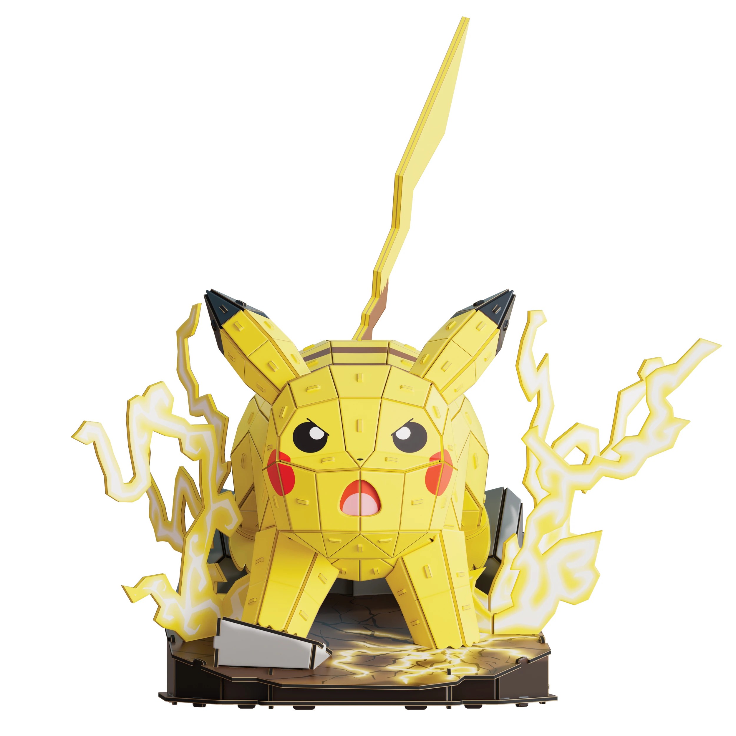 3 Pokemon 4D Build Pikachu 3D Puzzle Model Kit, 3 of 8