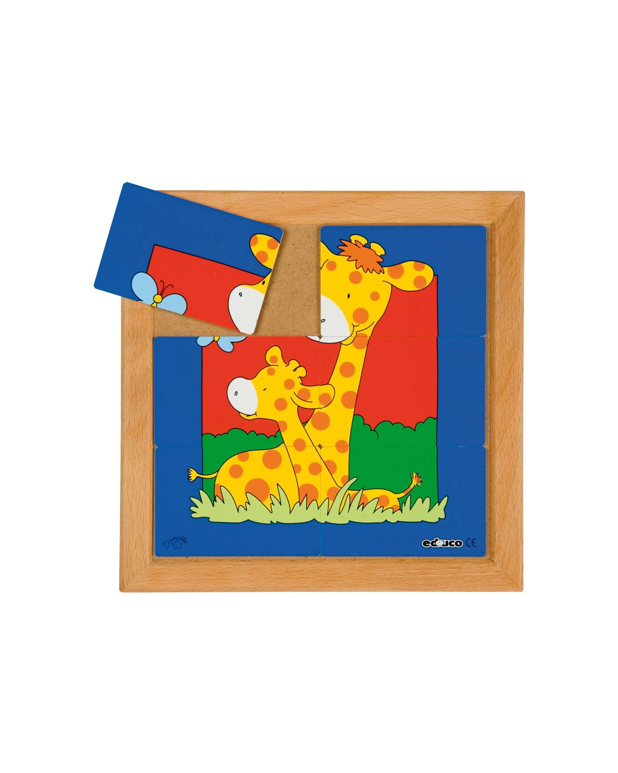 3 Educo 6Pc Educo Mother And Child - Giraffe Puzzle - Educational Puzzle - Multi, 3 of 3