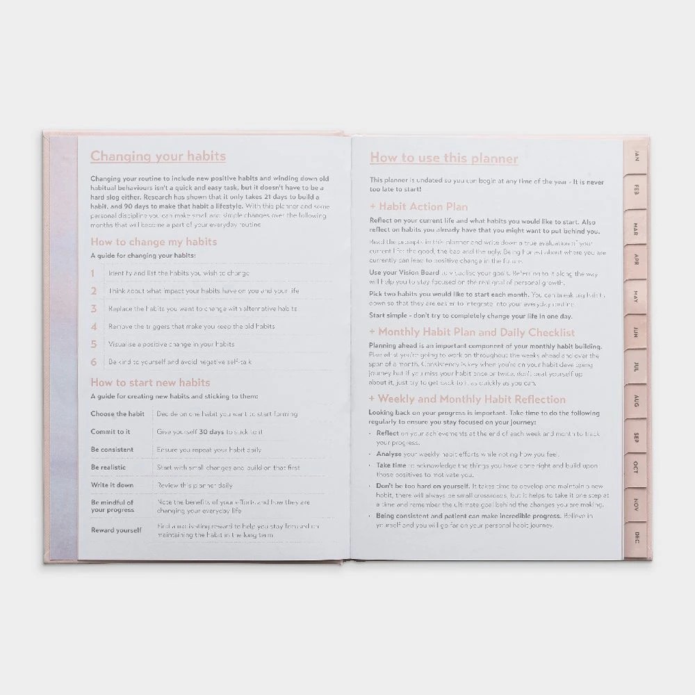 4 Otto A5 Undated Habits Planner, 4 of 8