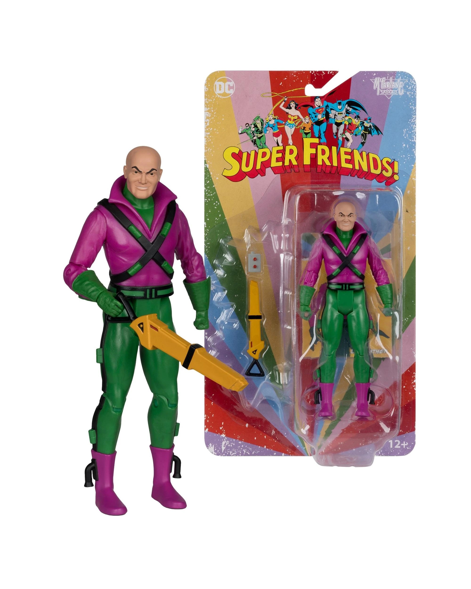 1 DC Comics Retro Super Friends Lex Luthor 6 inch Action Figure, 1 of 8